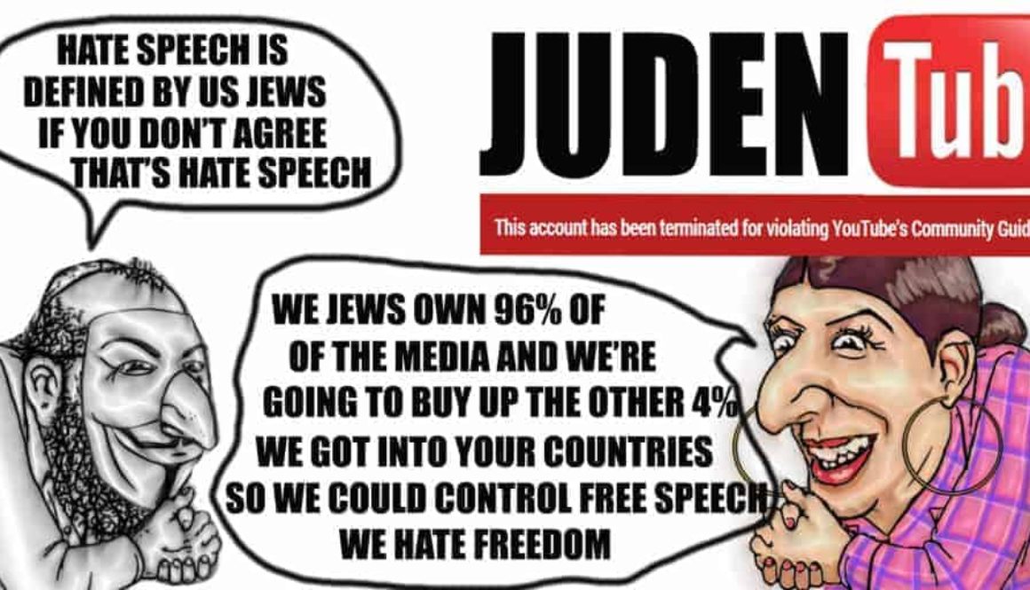 JEW TUBE AND JEWS DEFINE HATE SPEECH