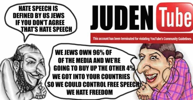 JEW TUBE AND JEWS DEFINE HATE SPEECH